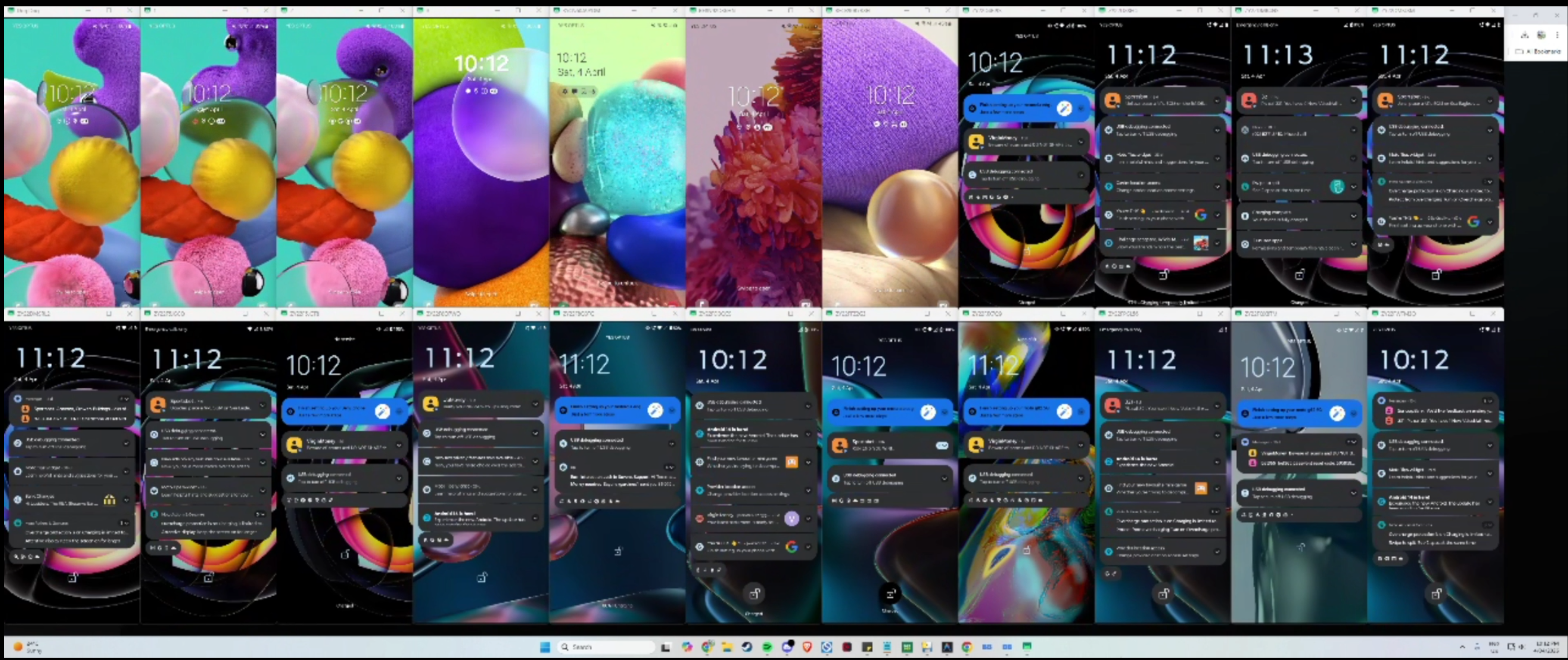 Live Phone Mirroring Grid